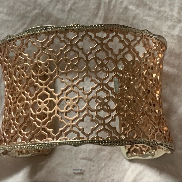 Kendra Scott Rose Gold and Gold Cuff Bracelet-RARE - Picture 3 of 5